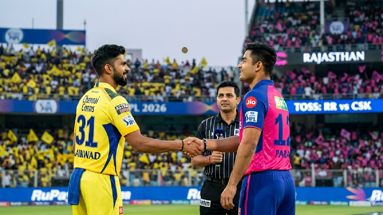 CSK vs RR Live: गुवाहाटीत नाणेफेकीचा कौल राजस्थानच्या बाजूने! CSK ला रोखण्यासाठी घेतला ‘हा’ निर्णय