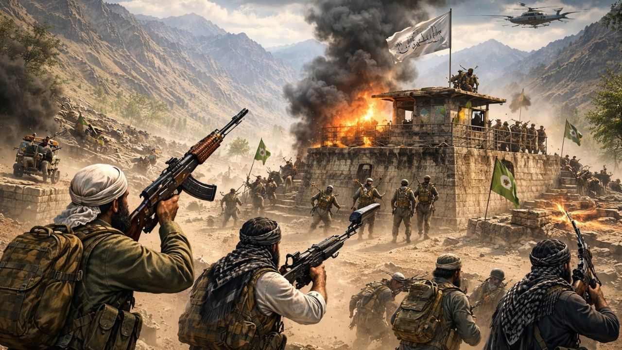 PaK-Afghan War : मध्यपूर्वेत आग लागली असताना दक्षिण आशियातही युद्ध सुरुच; तालिबानचा थेट पाक सीमेत घुसून वार