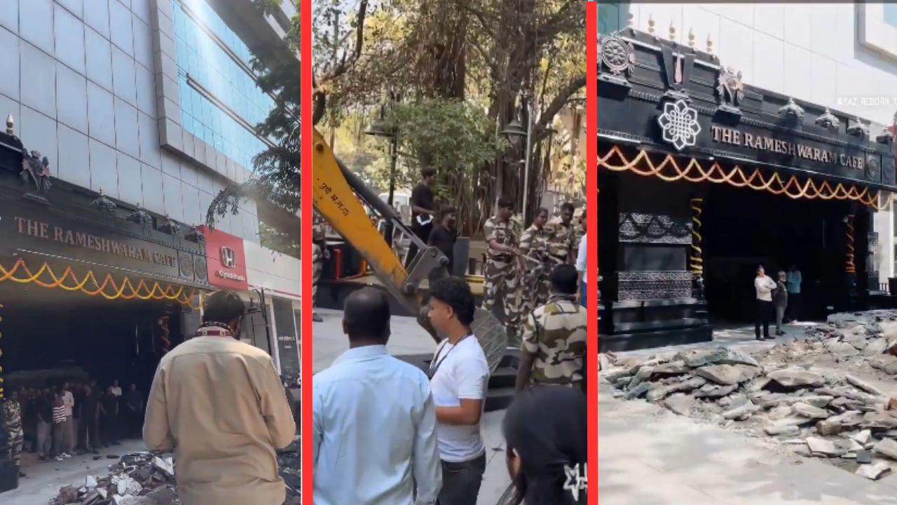 Rameshwaram Cafe Encroachment : प्रसिद्ध ‘रामेश्वरम कॅफे’ला PMC चा दणका; अतिक्रमण केलेल्या जागेची तोडफोड