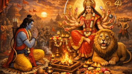 Ramayan katha: रावणावर विजय मिळविण्यासाठी रामांनी केली देवी दुर्गेची विशेष आराधना