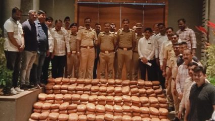 बारामती शहरात सव्वा दोन कोटींचा गांजा जप्त; बारामती शहर पोलिसांची कारवाई