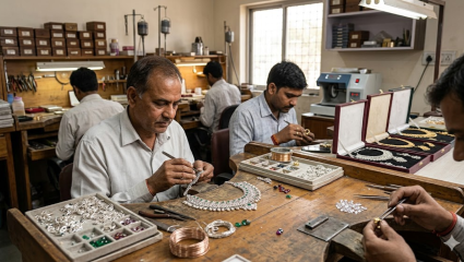 जागतिक संकटातही भारताच्या जेम्स अँड ज्वेलरी निर्यातीचं स्थैर्य; चांदीच्या निर्यातीत ५१% ची मोठी झेप!