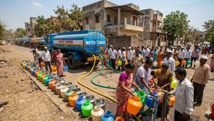 Nashik News : नाशिककरांना मार्च महिन्यातच पाणी टंचाई; १३ टँकरद्वारे करावा लागतोय पाणी पुरवठा