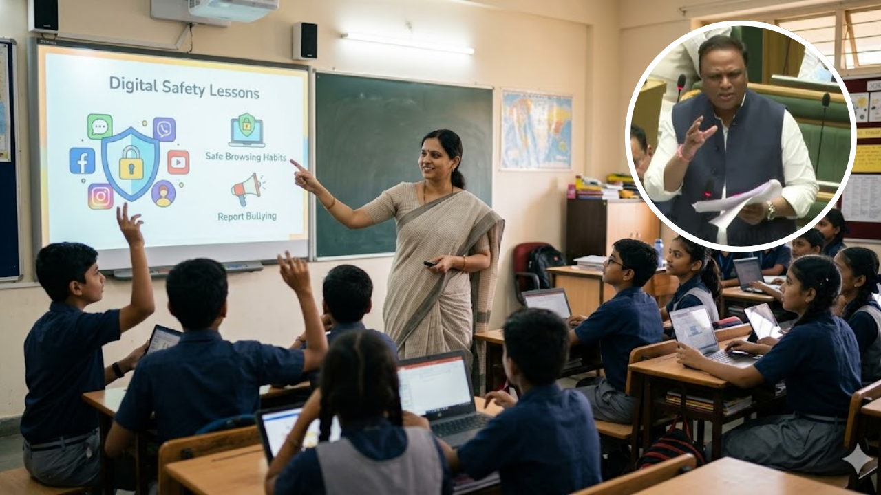 अल्पवयीन मुलांच्या Social Media वापराबाबत राज्य सरकारचा मोठा निर्णय! शाळांमध्ये आता ‘डिजिटल सेफ्टी’चे धडे?