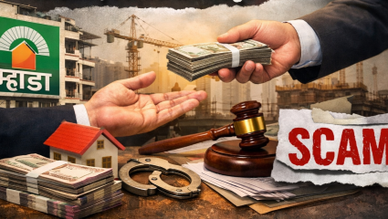 Nashik News : म्हाडा योजनेत कोट्यवधींचा घोटाळा, बिल्डरांकडून शासनाची फसवणूक