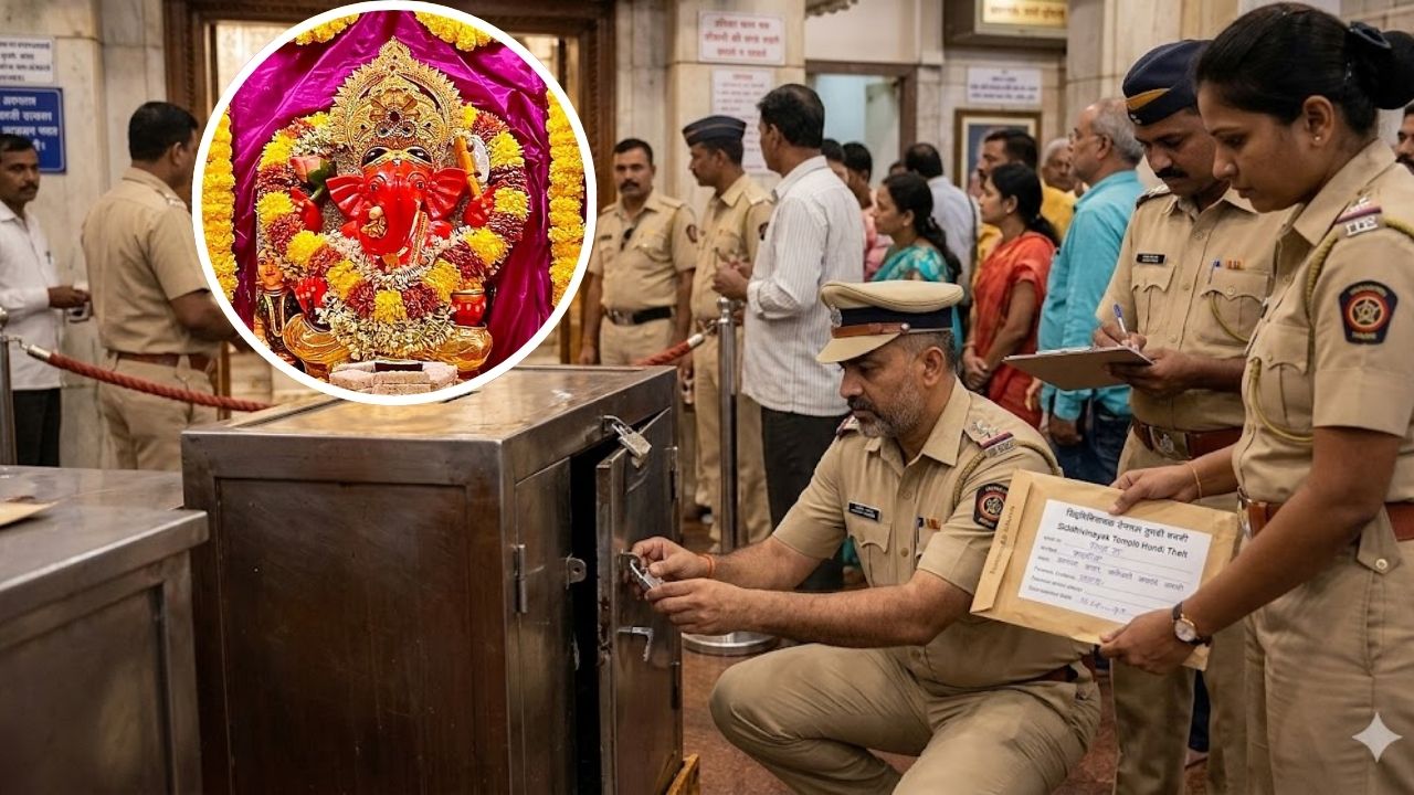 चक्क Siddhivinayak मंदिरात चोरी! दानपेटीतून चोरले तब्बल ‘इतके’ रुपये; पोलिसांकडून तपास सुरु