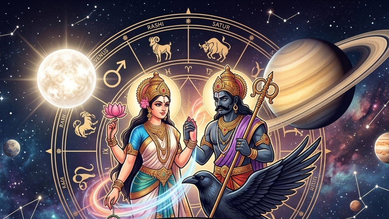 Shukra-Shani Yuti 2026: गुरूच्या राशीत शुक्र-शनिची जुगलबंदी, 3 राशींना मिळणार प्रमोशन; पैशांचा पडणार पाऊस