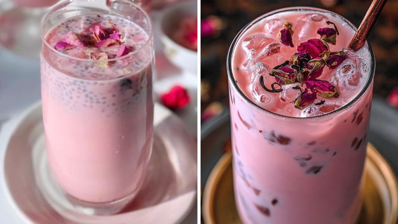 दिवसाची सुरुवात करा थंडगार पेयाने! १० मिनिटांमध्ये झटपट बनवा गुलाबी मोहब्बत का शरबत, नोट करा रेसिपी