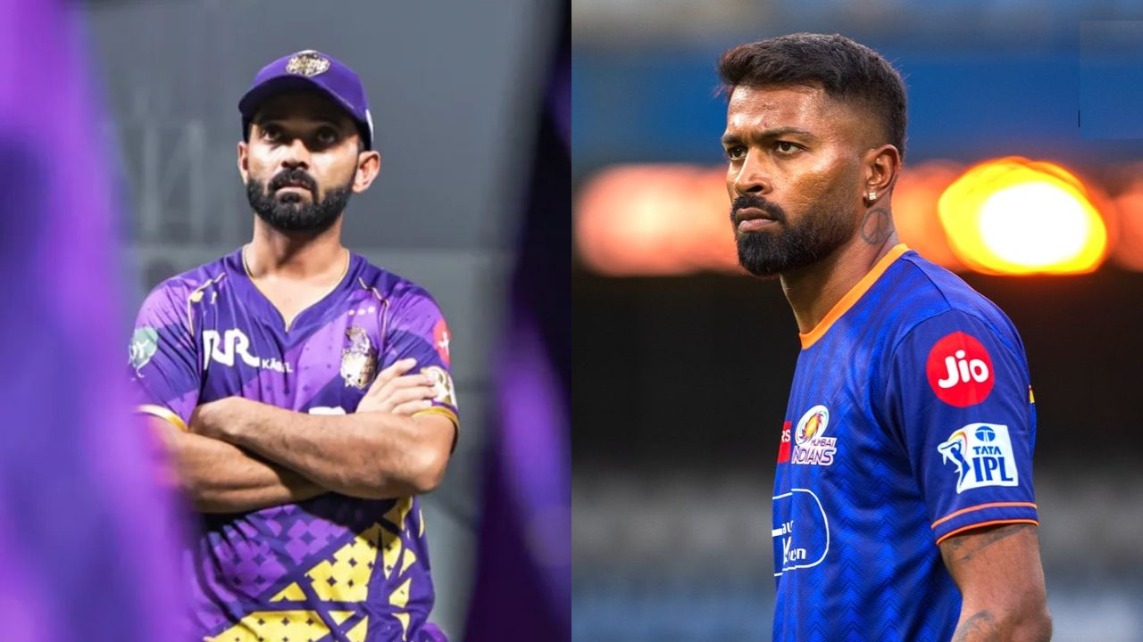 MI vs KKR : अजिंक्य रहाणे हार्दिक पांड्या आमनेसामने! कोलकाता नाइट रायडर्सविरुद्ध मुंबई इंडियन्सचे पारडे जड…