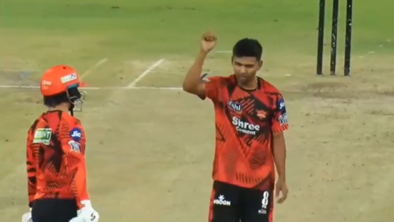 IPL 2026 च्या आधी, SRH च्या फिरकीपटूचा कर्णधाराशी वाद! सराव सामन्यात विकेट घेतल्यानंतरचा Video Viral