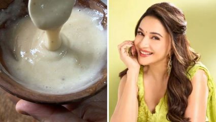 Hair Care Tips: अभिनेत्री माधुरी दीक्षित केसांना लावते किचनमधील ‘हे’ नैसर्गिक पदार्थ, पहा सुंदर केसांचे ब्युटी सीक्रेट