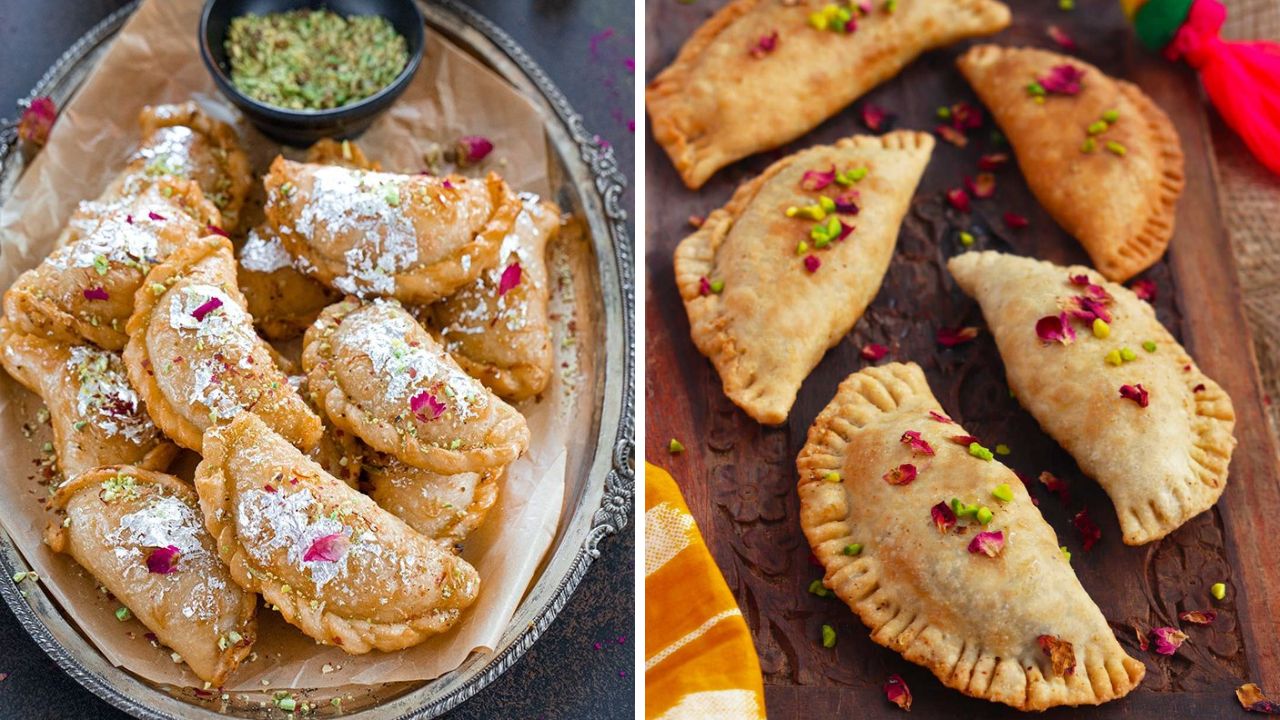 होळी सणाचा गोडवा वाढवण्यासाठी पारंपरिक पद्धतीने घरीच बनवा गुजिया, नोट करून घ्या परफेक्ट रेसिपी