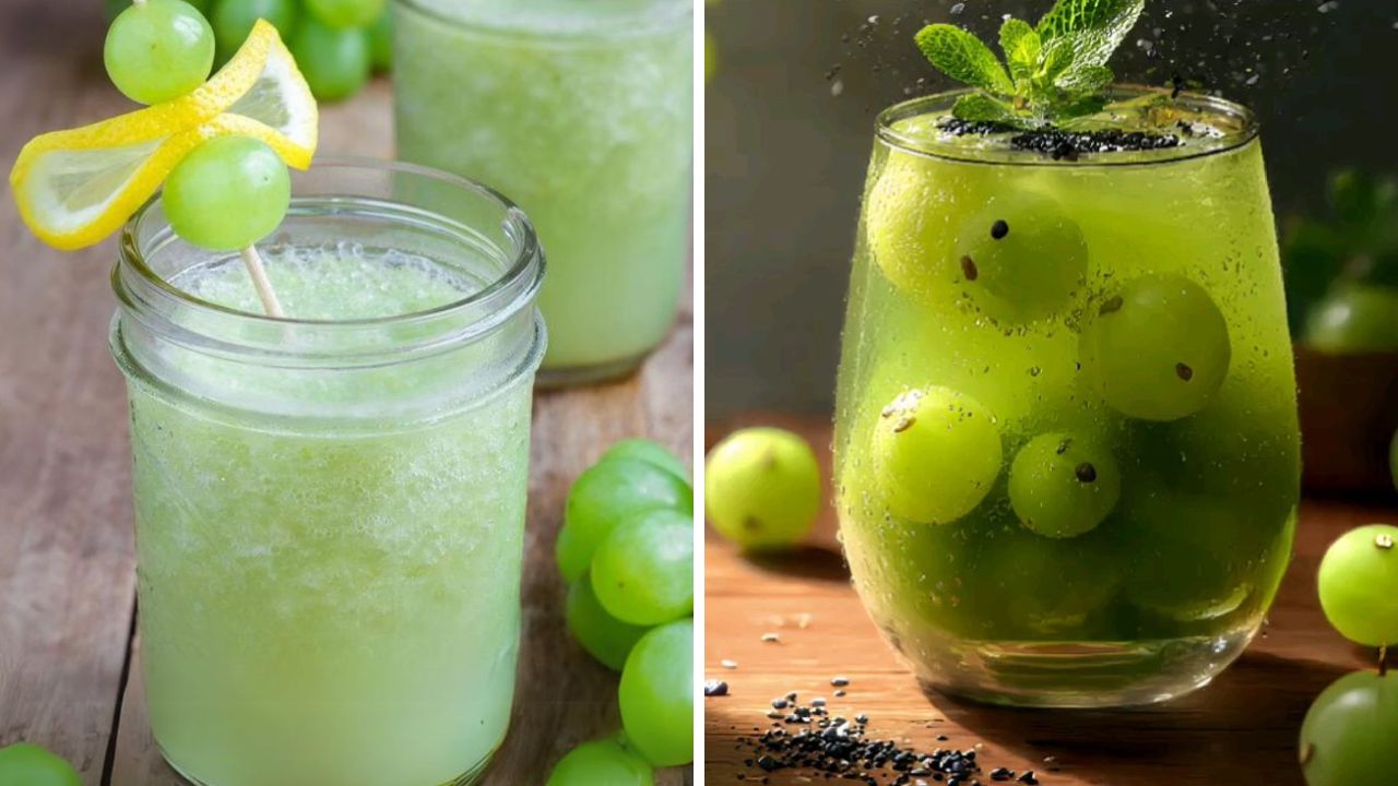 उन्हाळ्यातील उकाड्यावर रामबाण उपाय! थंडगार द्राक्षाचे सरबत घरीच बनवा आणि शरीरात टिकून राहील गारवा