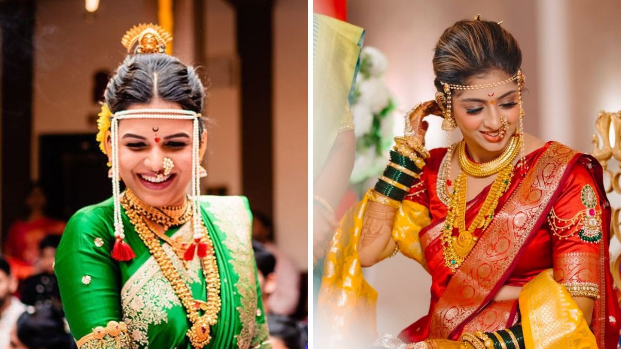 मराठी विवाह सोहळ्यात नवरा नवरीला मुंडावळ्या बांधण्यास दिल्या जातात. या मुंडावळ्या मोती किंवा रंगीत मण्यांपासून बनवल्या जातात. मुंडावळ्या कपाळाला दिसल्या की नवरानवरी लगेच ओळखून येतात. 