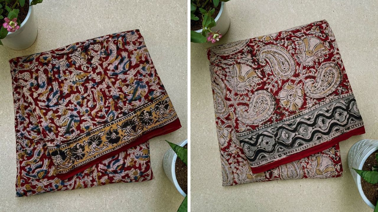 कलमकारी साडी नेसल्यानंतर अतिशय उठावदार आणि स्टायलिश दिसते. याशिवाय कलमकारी साडी वजनाने खूप हलकी आणि नेसायला आरामदायी आहे. उन्हाळयात कॉटनच्या साड्या नेसण्यास जास्त प्राधान्य दिले जाते. 