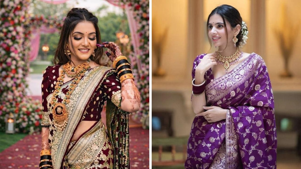 मुघल सम्राटांच्या काळात वाराणसीमध्ये  बनारसी साडीच्या कलाकृतीला राजाश्रय मिळाला होता, ज्यामुळे साडीवर फुलांचे नमुने आणि वेलबुट्यांची डिझाईन काढली जाते.  बौद्ध काळापासून बनारसी कपड्यांचा उल्लेख केला जातो. 