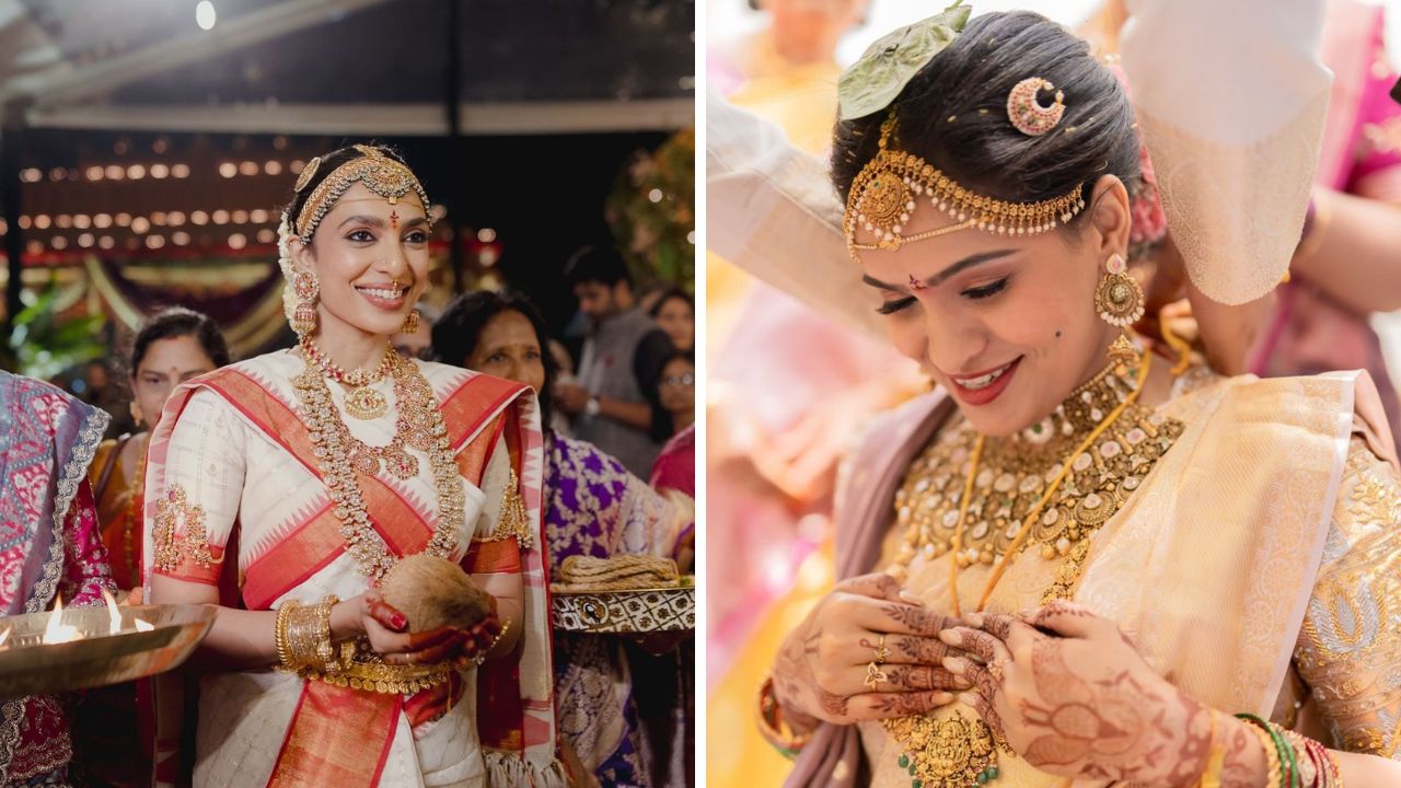 साऊथ इंडियन विवाह सोहळ्यात नवरा नवरीच्या डोक्याला पिवळ्या रंगाची पट्टी बांधण्यास दिली जाते. या पट्टीला विवाह सोहळ्यात खूप जास्त महत्व आहे. 