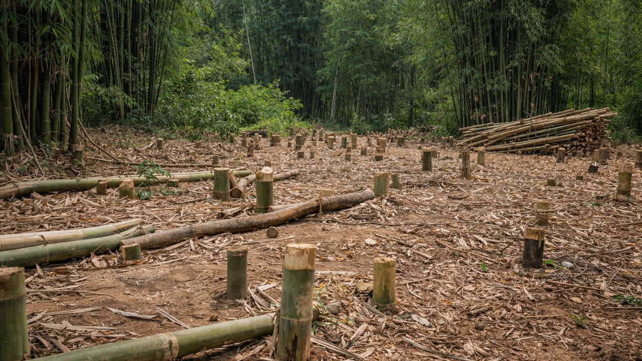जंगलाच्या जिल्ह्यात बांबूचा तुटवडा! आदिवासी कारागीर हवालदिल; कच्च्या मालाअभावी पारंपरिक उद्योग ठप्प