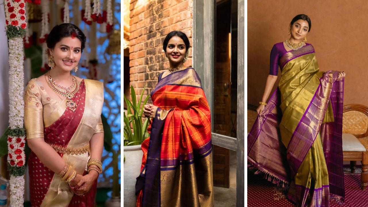 परंपरा आणि श्रीमंतीचा अनोखा संगम! तामिळनाडूच्या कांजीवरम साडीचा समृद्ध इतिहास आणि खास वैशिष्ट्ये