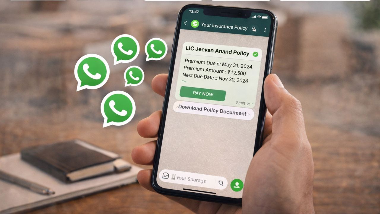 तुमचा विमा आता तुमच्या खिशात! आता LIC, HDFC सह ५ मोठ्या कंपन्यांच्या सेवा थेट तुमच्या WhatsApp वर