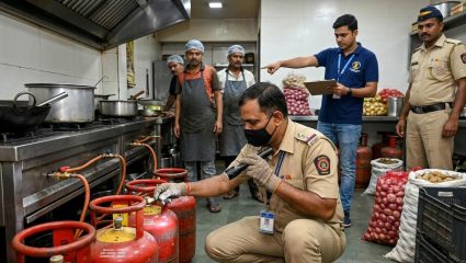 साठेबाजांवर कडक नजर! जिल्ह्यातील हॉटेल्समध्ये गॅस सिलिंडरची झाडाझडती; घरगुती गॅस वापरला तर थेट…