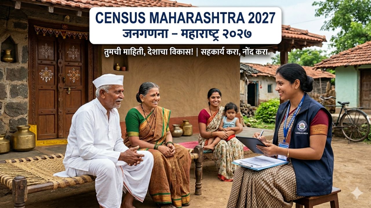 Census 2027 Maharashtra: महाराष्ट्रात जनगणनेचा बिगुल वाजला! १६ मे पासून पहिल्या टप्प्याला सुरुवात
