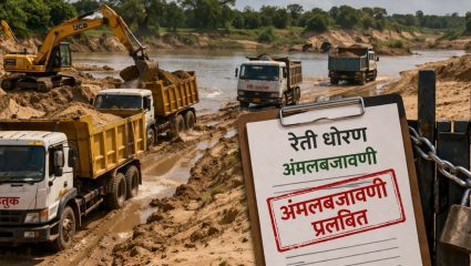 रेती धोरणाची अंमलबजावणी होईना! नदी, नाल्यांच्या गडचिरोली जिल्ह्यात रेतीचे भाव कडाडले