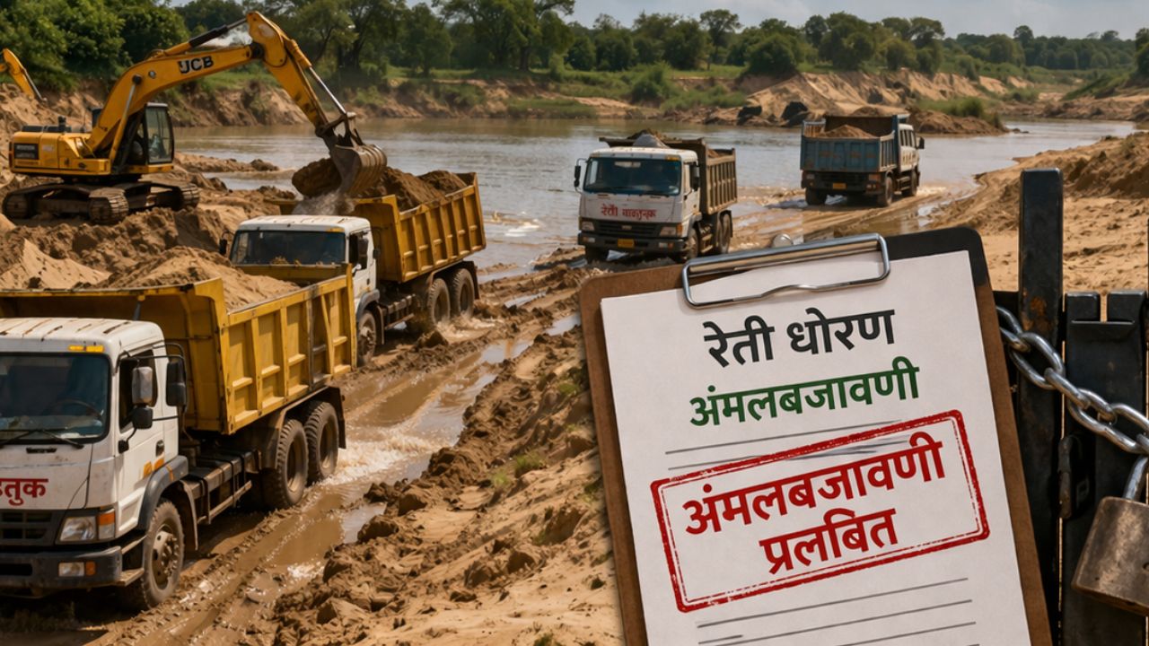 रेती धोरणाची अंमलबजावणी होईना! नदी, नाल्यांच्या गडचिरोली जिल्ह्यात रेतीचे भाव कडाडले