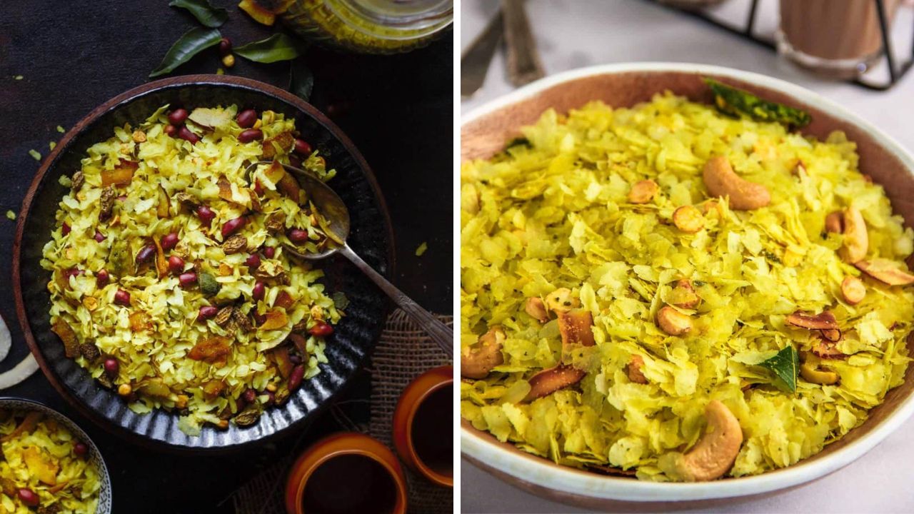 होळीसाठी अतिशय हलका फुलका नाश्त्यातील पदार्थ म्हणजे पोह्यांचा चिवडा. लहान मुलांपासून मोठे सुद्धा आवडीने चिवडा खातात. शेंगदाणे, कढीपत्ता, मोहरी आणि चाट मसाला इत्यादी पदार्थ वापरून बनवलेला चिवडा चवीला अतिशय सुंदर लागतो.