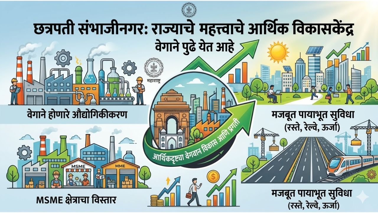 Chhatrapati Sambhajinagar आर्थिक प्रगतीपथावर! जिल्हा उत्पन्नात 54 टक्क्यांची भरघोस वाढ; ‘महाराष्ट्र आर्थिक सर्वेक्षण 2025-26’ जाह