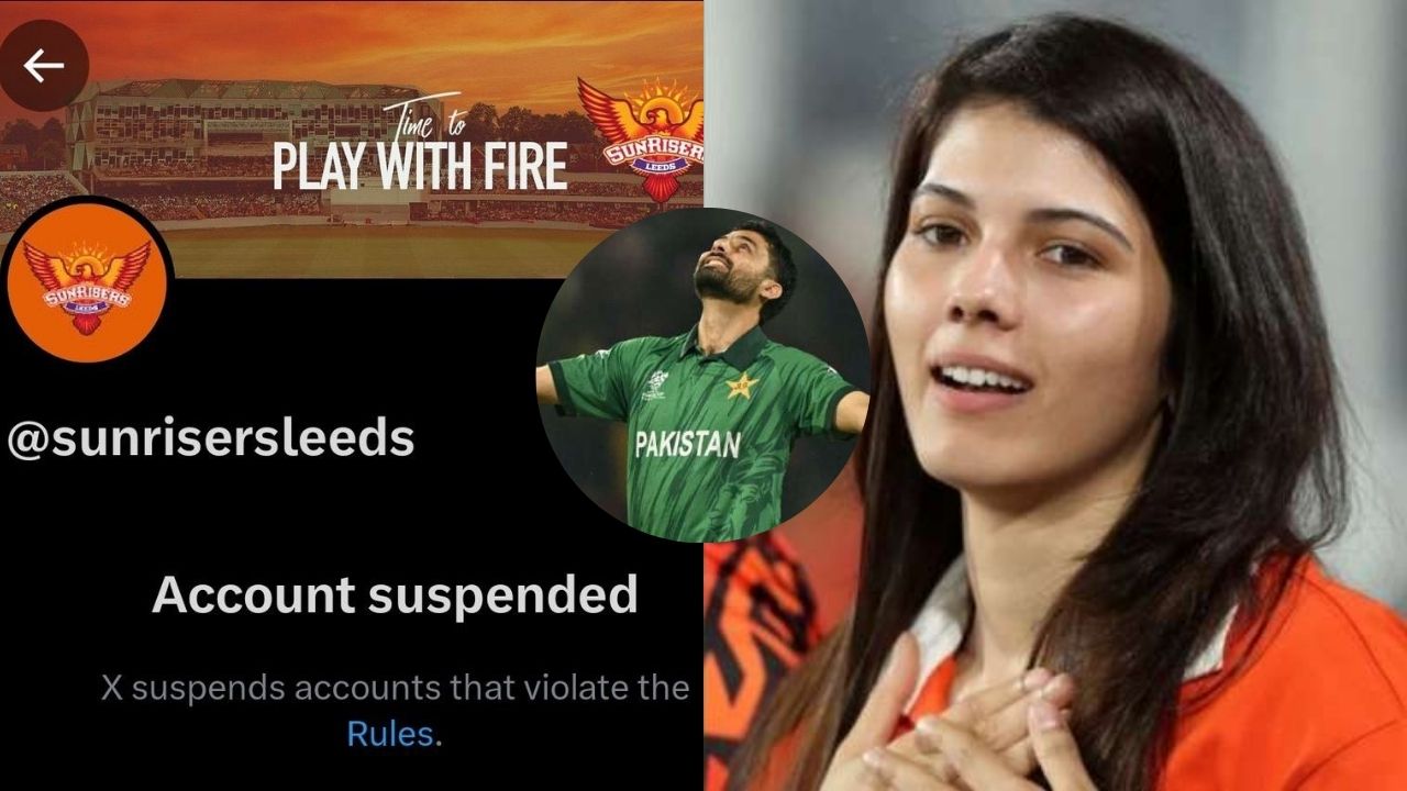 पाकिस्तानी खेळाडूला खरेदी केल्यानंतर सनरायझर्स हैदराबाद अडचणीत; सोशल मीडिया अकाउंट सस्पेंड