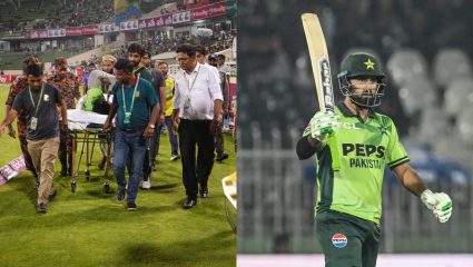PAK vs BAN : पाकिस्तानचा खेळाडू चालू सामन्यात मैदानावर कोसळला! स्ट्रेचरवर नेण्यात आले मैदानाबाहेर, नक्की झाले काय? वाचा सविस्तर