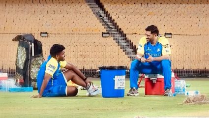IPL 2026 : संजू सॅमसन आणि एमएस धोनी यांच्या संभाषणाचा Video Viral, CSK च्या कॅम्पमध्ये सामील झाला खेळाडू