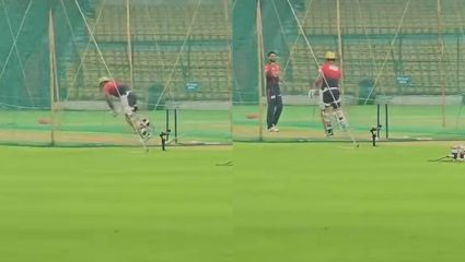 IPL 2026 : भुवनेश्वर कुमारच्या अचूक यॉर्करने विराट कोहली थोडक्यात बचावला; सोशल मिडियावर Video Viral