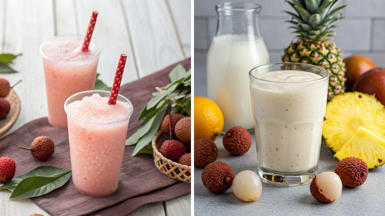 दिवसभर शरीर राहील हायड्रेट! १० मिनिटांमध्ये झटपट बनवा थंडगार लिची गुलाब स्मूदी, नोट करून घ्या रेसिपी