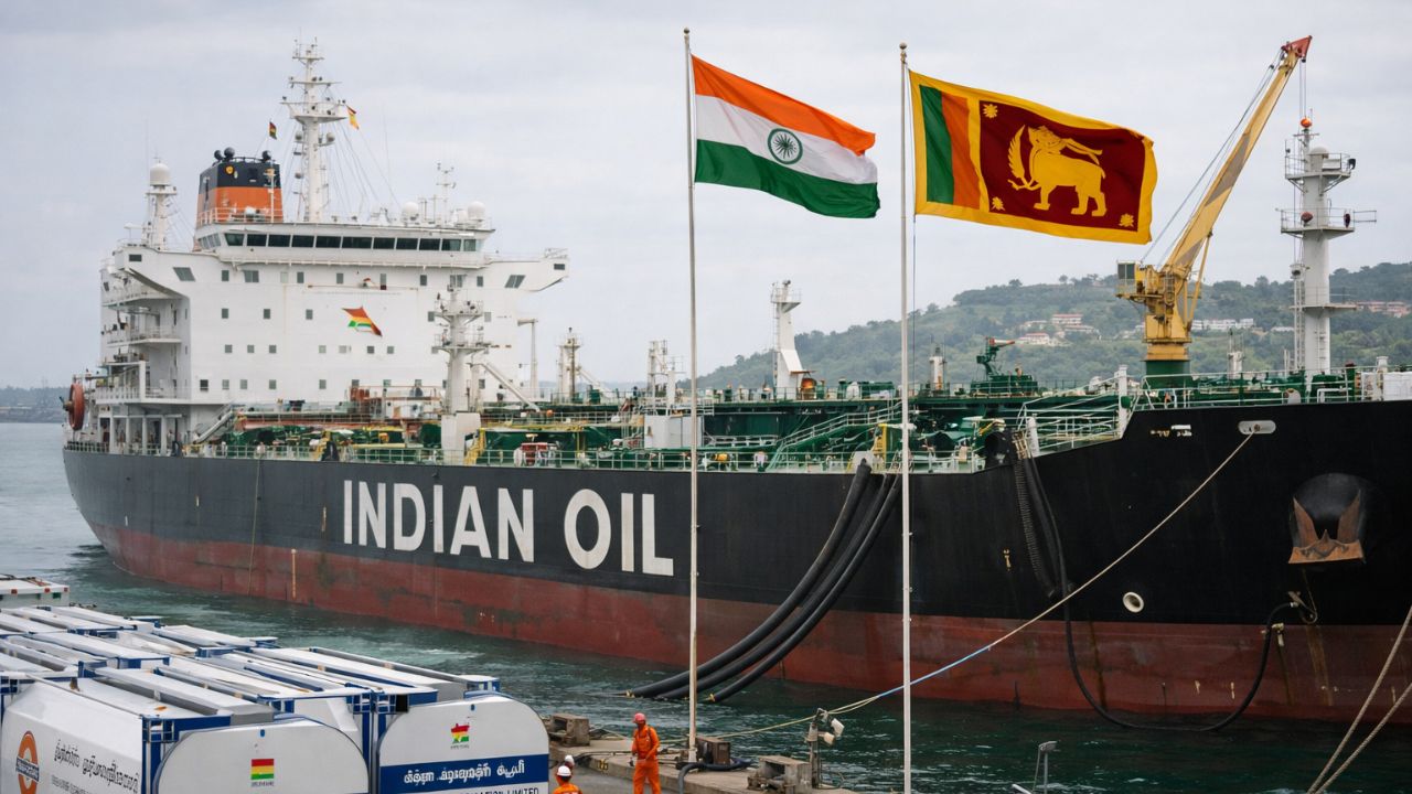 श्रीलंकेसाठी भारत बनला ‘संकटमोचक’! मध्यपूर्वेतील युद्धामुळे कोलमडलेल्या लंकेला 38,000 मेट्रिक टन इंधनाची ‘संजीवनी’