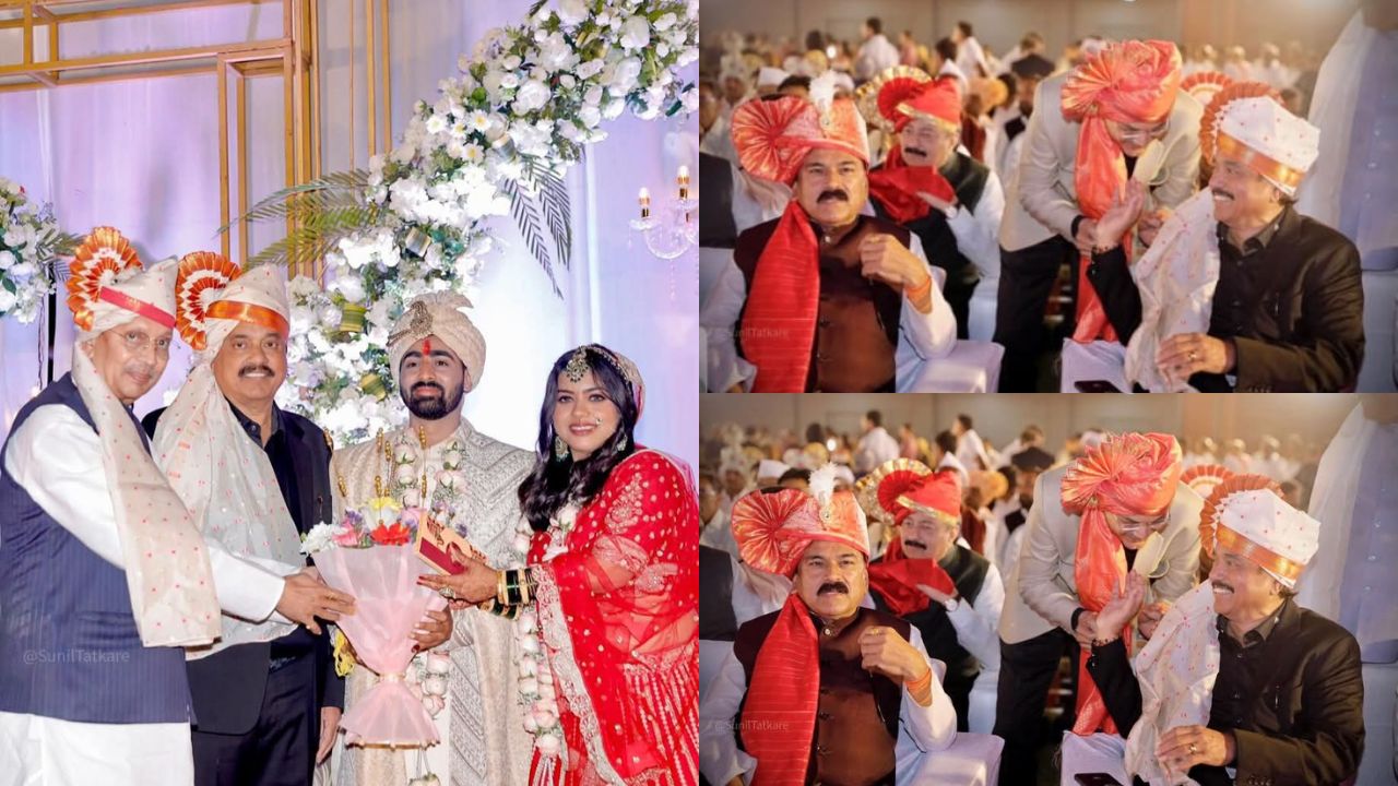 Ashok Khaat : सुनिल तटकरे वादाच्या भोवऱ्यात; भोंदू अशोक खरातच्या मुलाच्या लग्नात तटकरांची हजेरी