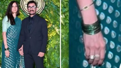 आमिर खानने गर्लफ्रेंड गौरीसोबत केला साखरपुडा?  बोटातील हिऱ्याच्या अंगठीमुळे चर्चेला उधाण