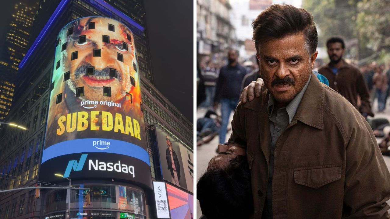 Subedaar : अनिल कपूरच्या‘सुबेदार’चा आंतरराष्ट्रीय जलवा, न्यूयॉर्कच्या Times Square वर झळकली पहिली झलक