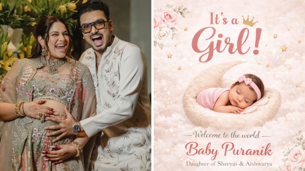 मुलगी झाली हो! प्रसिद्ध संगीतकार श्रेयस पुराणिक आणि ऐश्वर्या भंडारी झाले आई-बाबा; सोशल मीडियावर शेअर केली गोड बातमी