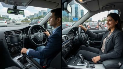 Manual vs Automatic: ऑफिस जाण्यासाठी कोणती कार बेस्ट? जाणून घ्या ‘ही’ सोपी माहिती