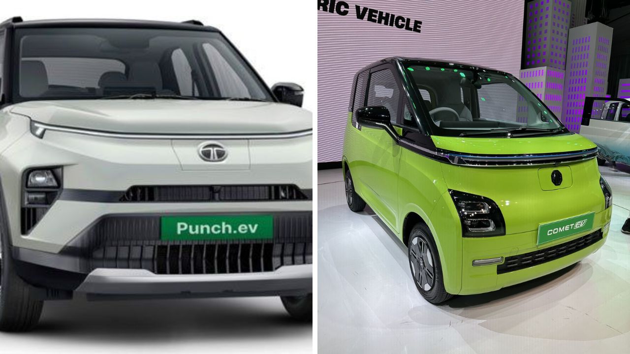 Tata Punch EV की MG Comet, कोणत्या इलेक्ट्रिक कारमध्ये किती दम? खरेदी करण्यापूर्वी जाणून घ्या रेंज, फीचर्स आणि बरंच काही