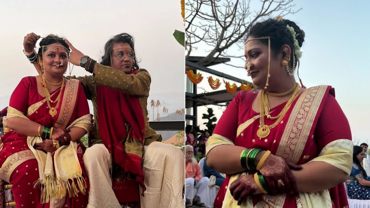 अभिनेत्री इशा डे चा लग्नसोहळा पडला थाटात पार; गीतकार अभिषेक खणकरसोबत बांधली सात जन्मांची गाठ