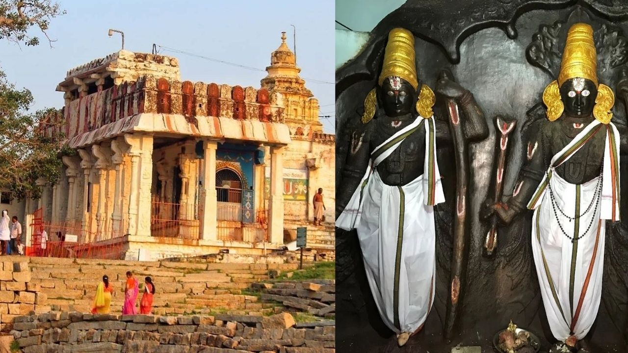 कोदंडराम मंदिर : राम-हनुमानाच्या भेटीचे पवित्र स्थान - कर्नाटकातील हम्पी येथे तुंगभद्रा नदीच्या काठी वसलेले एक प्राचीन आणि ऐतिहासिक राम मंदिर म्हणजे कोदंडराम मंदिर. रामाचे निस्सीम भक्त हनुमानाची भेट याच ठिकाणी झाली आहे. रामायणातील कथेनुसार, किष्किंधा प्रदेशात श्रीराम आणि हनुमान यांची भेट याच परिसरात झाली, अशी श्रद्धा आहे. त्यामुळे या स्थळाला धार्मिकदृष्ट्या विशेष महत्त्व प्राप्त झाले आहे. हे मंदिर विजयनगर साम्राज्याच्या काळात बांधले गेले असून त्याची वास्तुशैली दगडी कोरीव काम, सुंदर शिल्पकला आणि पारंपरिक दक्षिण भारतीय शैलीचे उत्कृष्ट उदाहरण आहे.