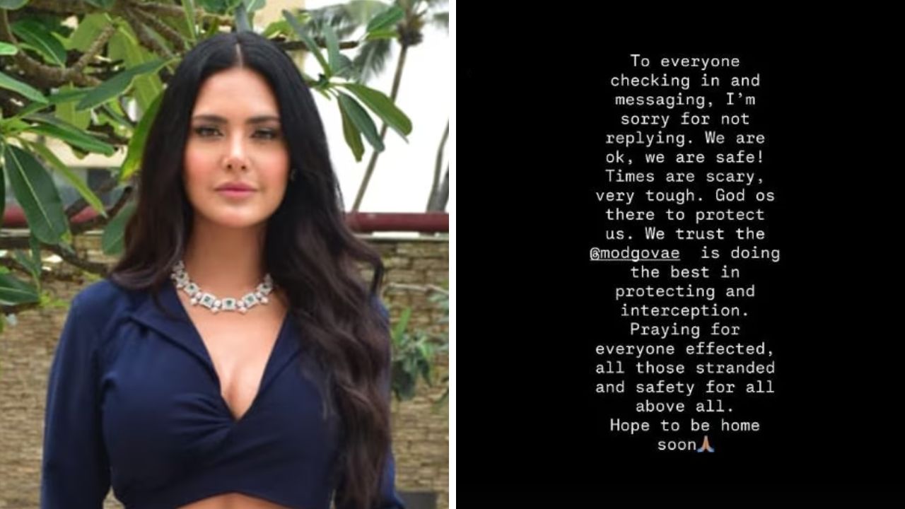”हे खूप भयानक आहे”, US Iran युद्धात UAE मध्ये अडकली अभिनेत्री Esha Gupta, पोस्टद्वारे दिली माहिती
