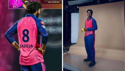 जडेजाच्या गोलंदाजीवर तरण्याताठ्या वैभव सूर्यवंशीचे धमाकेदार Six, नेट्समध्ये हैराण जड्डू; Video Viral