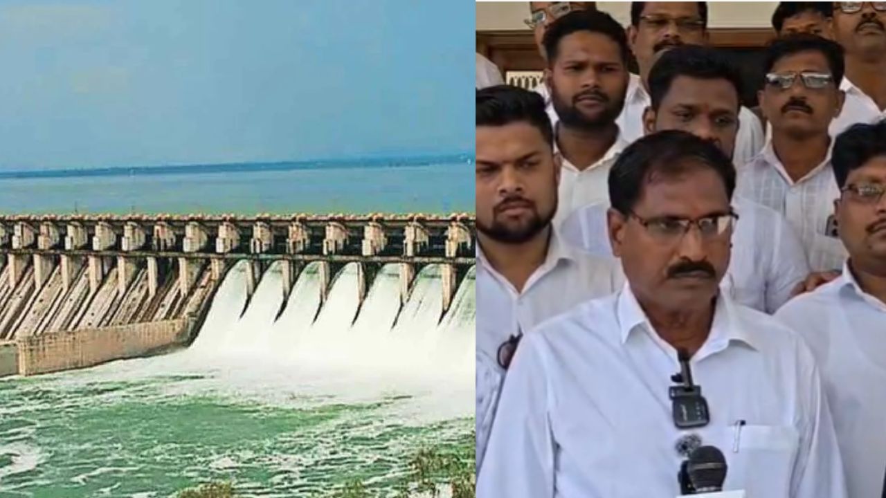 Karjat News : “आमच्या जमिनींवर धरण नकोच”,  मागण्या ऐकल्या नाही तर…;  संतप्त शेतकऱ्यांचा कार्यालयावर मोर्चा