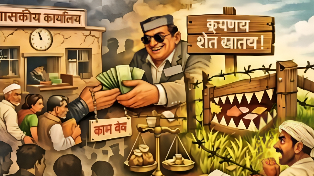 Kolhapur News : जनतेच्या घामाचा पैसा, लाचखोरांच्या घशात! प्रशासन अधिकारीच भ्रष्ट, नागरिकांनी कोणाकडे मागावा न्याय?