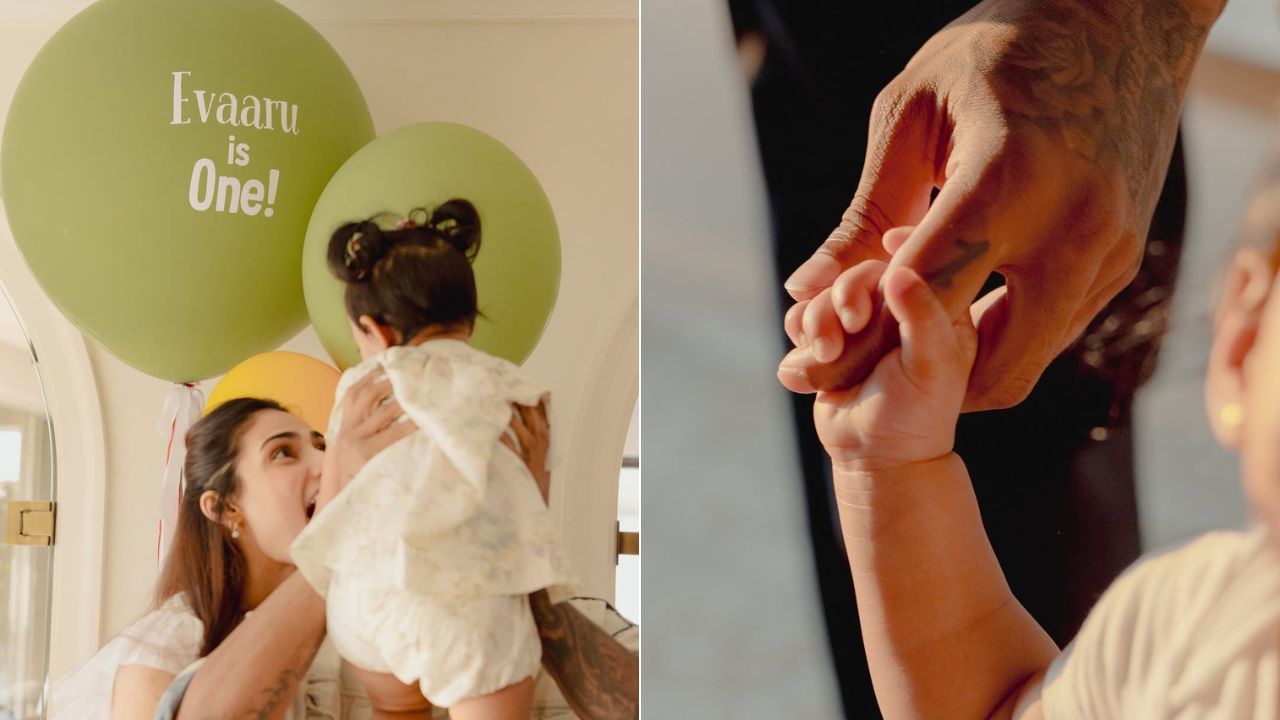 अथिया शेट्टीने साजरा केला मुलीचा पहिला वाढदिवस; केएल राहुलसोबत लेक इवाराची क्यूट झलक