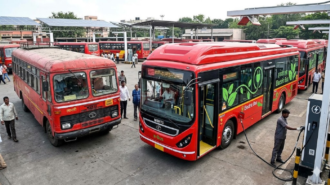 MSRTC News: लालपरीचा होणार कायापालट! 2035 पर्यंत एसटी ताफा पूर्णपणे इलेक्ट्रिक करण्याचा निर्धार
